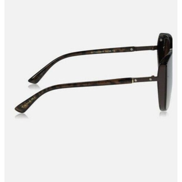 NIOB Tahari Brown Sunglasses WWTH1216-R TH769 TS Tortoise Frame - Picture 2 of 2